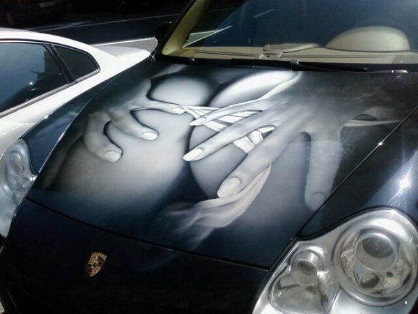 Аэрография на капот