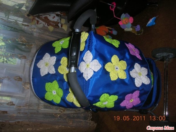 Украсить голубую коляску для девочки