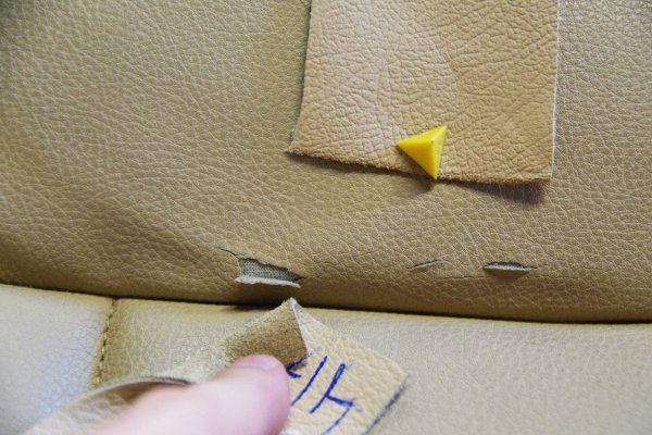 Треснула искусственная кожа на кресле