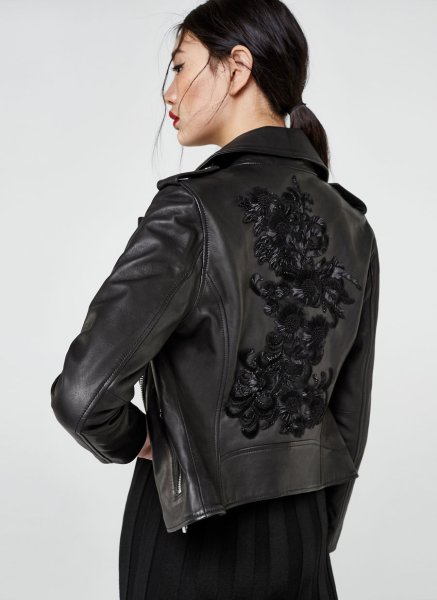 Декорирование кожаной куртки