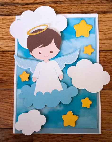 Аппликации с ангелочками