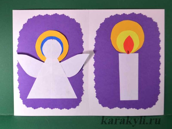 Аппликация в подготовительной группе на тему Рождество