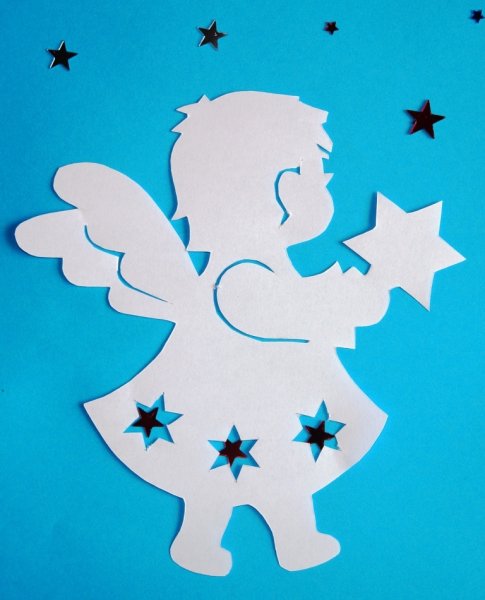 Аппликация Ангелочек
