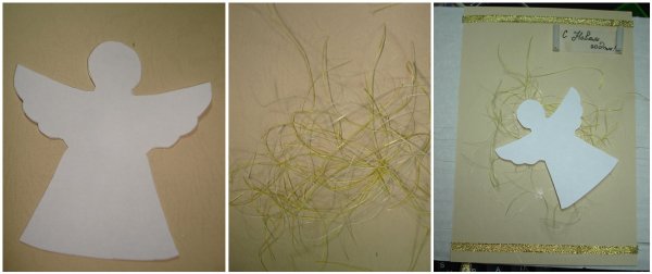 Аппликация Ангелочек