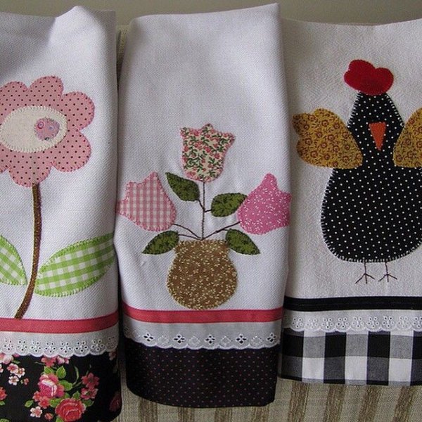 Кухонные полотенца своими руками