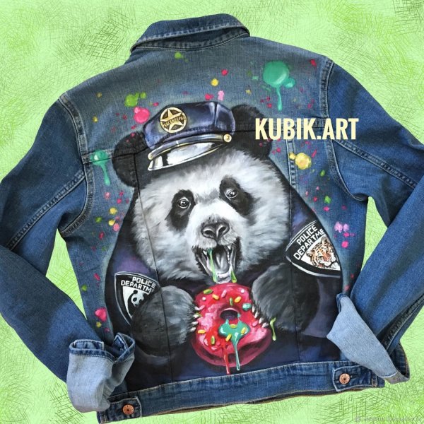 Роспись джинсовки