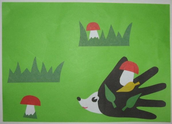 Сюжетная аппликация в старшей группе