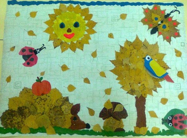 Осенние поделки в средней группе детского сада