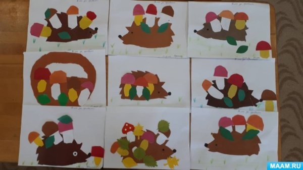 Аппликация на новогоднюю тему в детском саду в средней группе