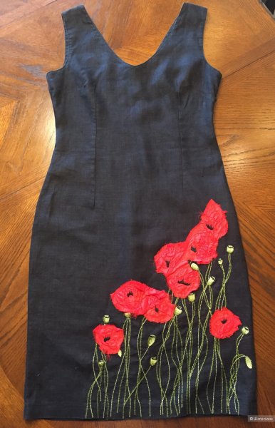 Платье с маками