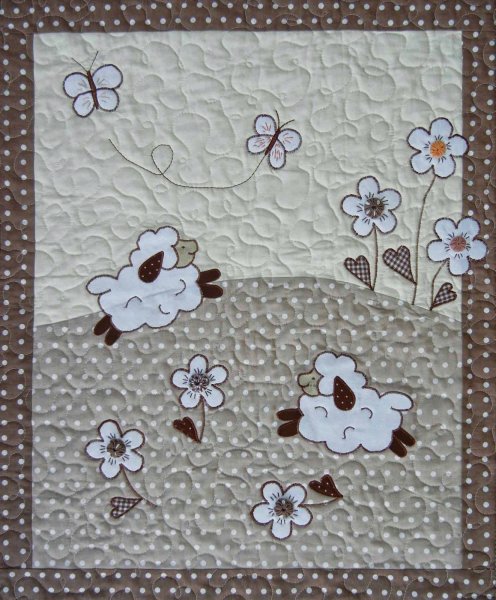 Детское одеяло пэчворк