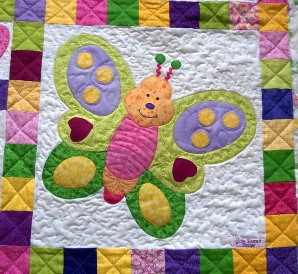 Детское одеяло пэчворк