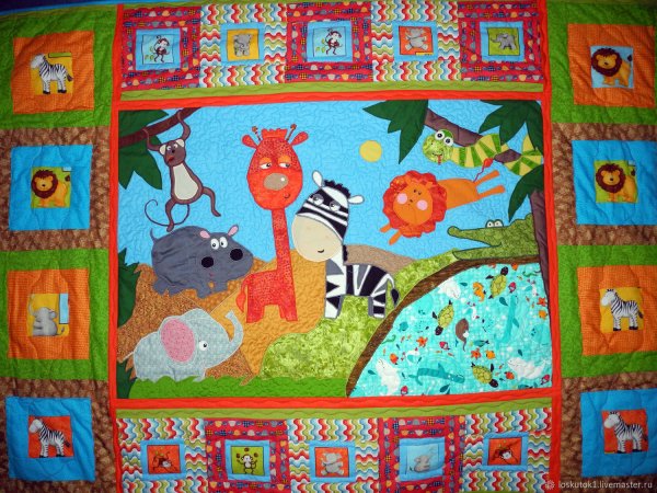 Африка лоскутное одеяло