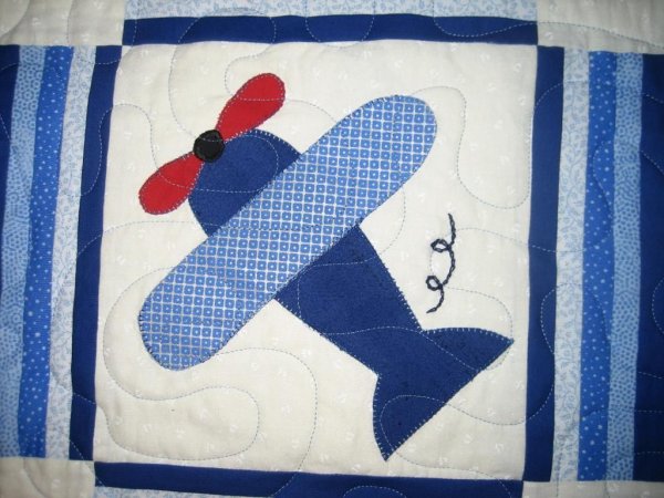 Лоскутная аппликация из ткани