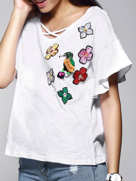 Аппликация на футболке