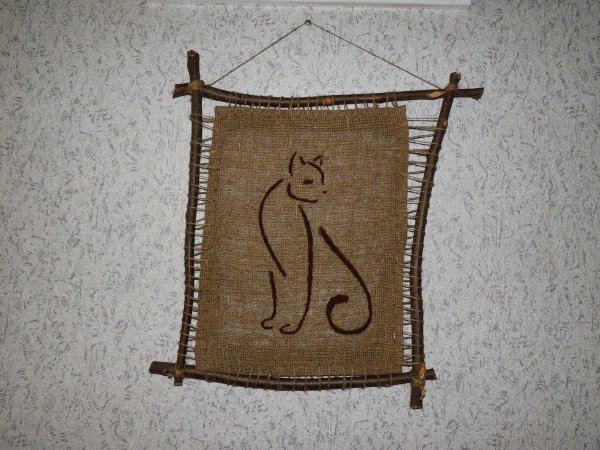 Картины на мешковине