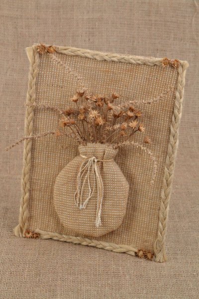 Рамка из Мешковины