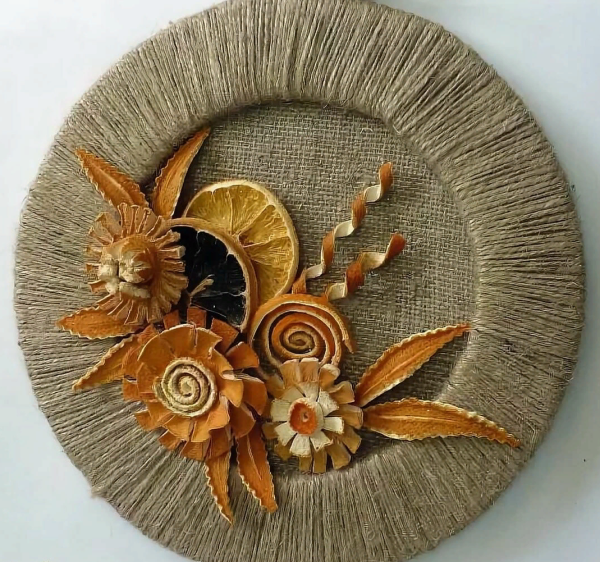 Панно из Мешковины