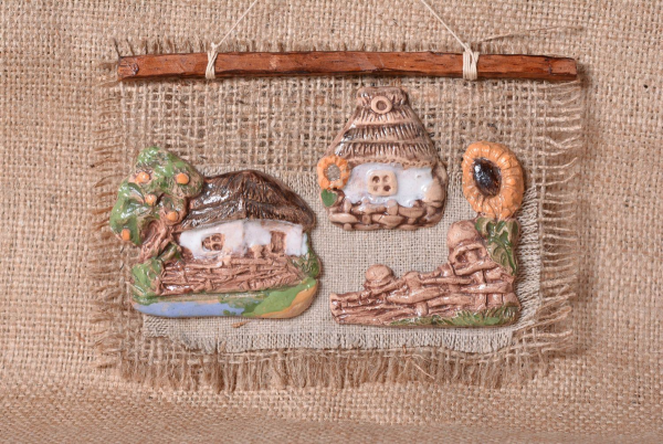 Картины на мешковине