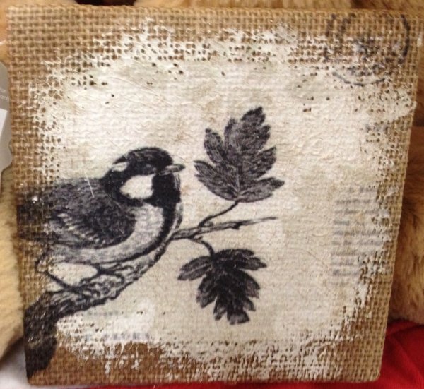 Картины на мешковине