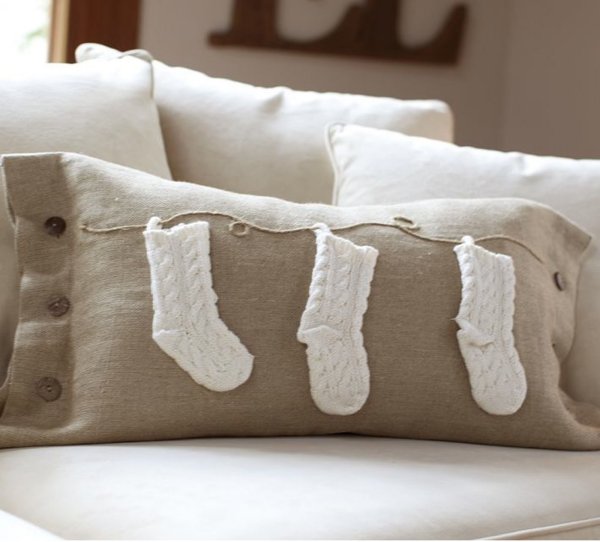 Новогодние подушки