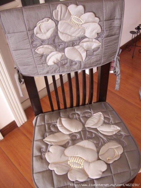 Сшить сидушки на стулья