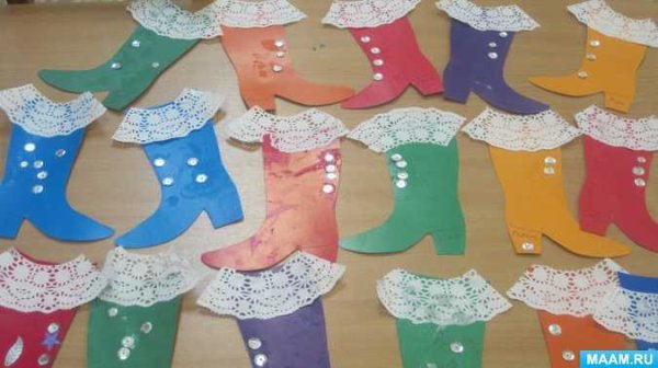 Одежда средняя группа поделки