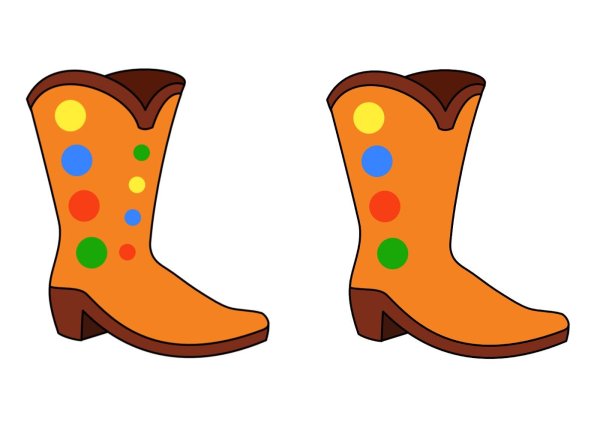 Сапоги карточки для детей