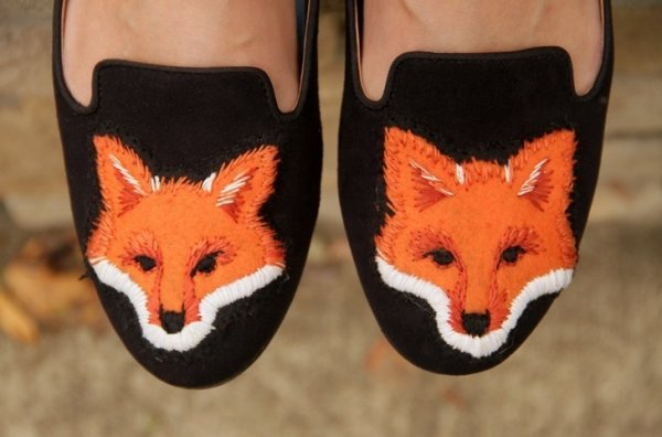 Тапочки лиса