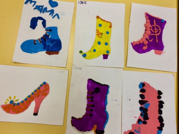 Рисование одежда и обувь в средней группе