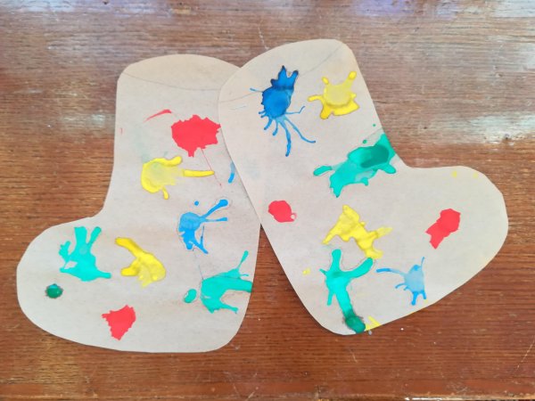 Рисование валенки в средней группе