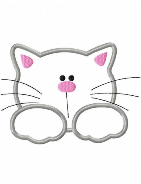 Аппликация "котик"