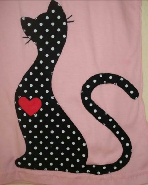 Аппликация кошка