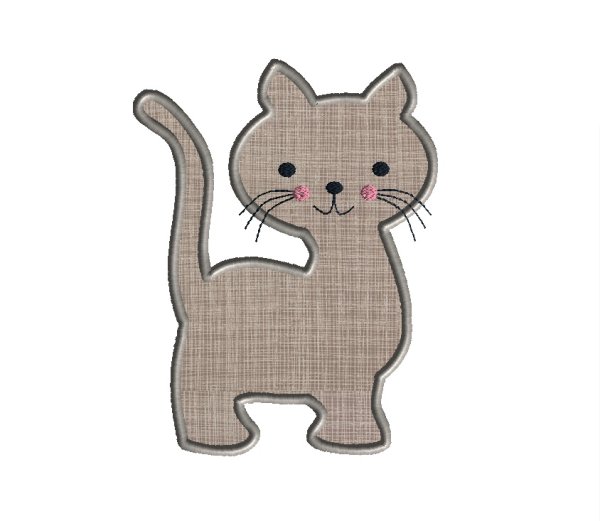 Аппликация "котик"