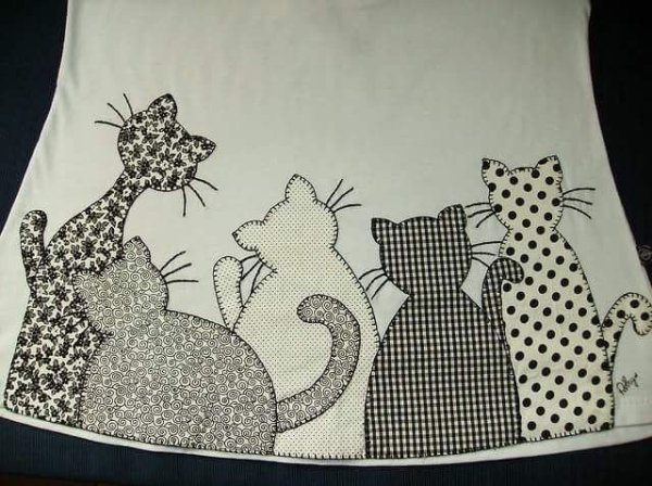 Аппликация из ткани для взрослых