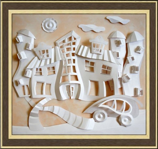 Бумагопластика объемные композиции