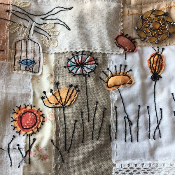 Японская вышивка Боро техника