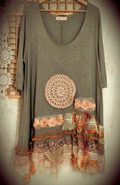 Перешитая одежда в стиле бохо