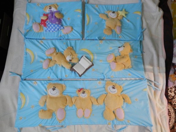 Детский пододеяльник в кроватку для новорожденных