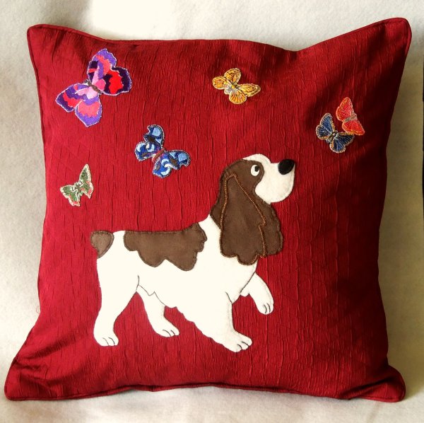 Аппликация на подушку