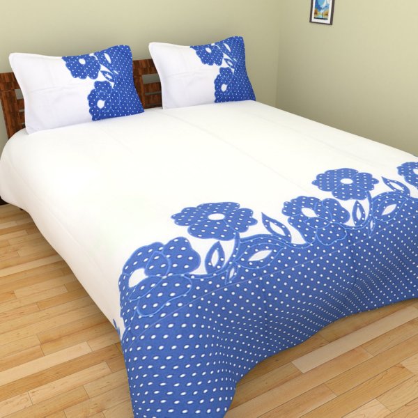 Покрывало с аппликацией