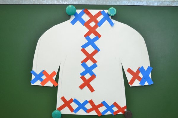 Национальная рубаха с аппликацией