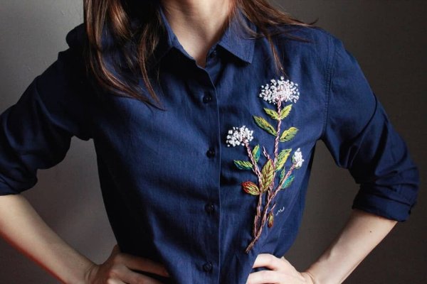 Маленькая вышивка на одежде