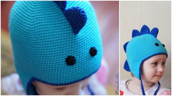 Шапка крючком для мальчика