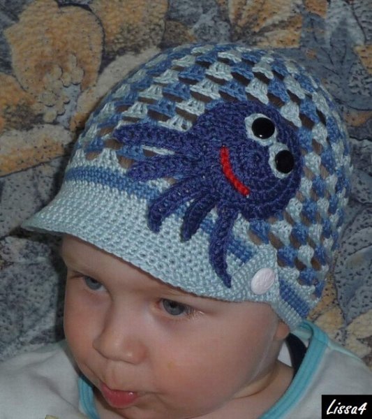 Летняя шапочка для мальчика