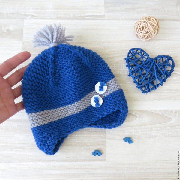 Детская вязаная шапка