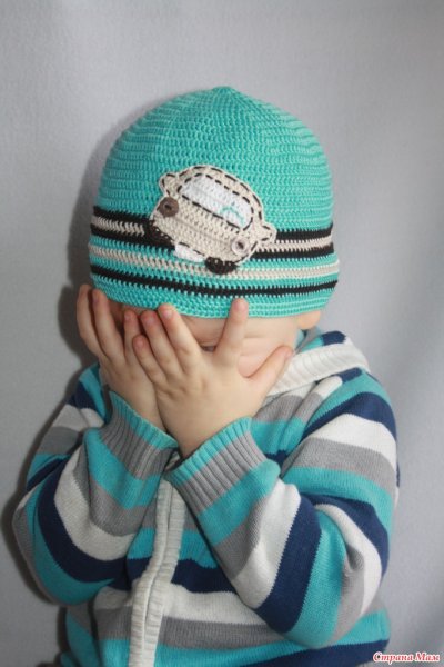Детские вязаные шапки