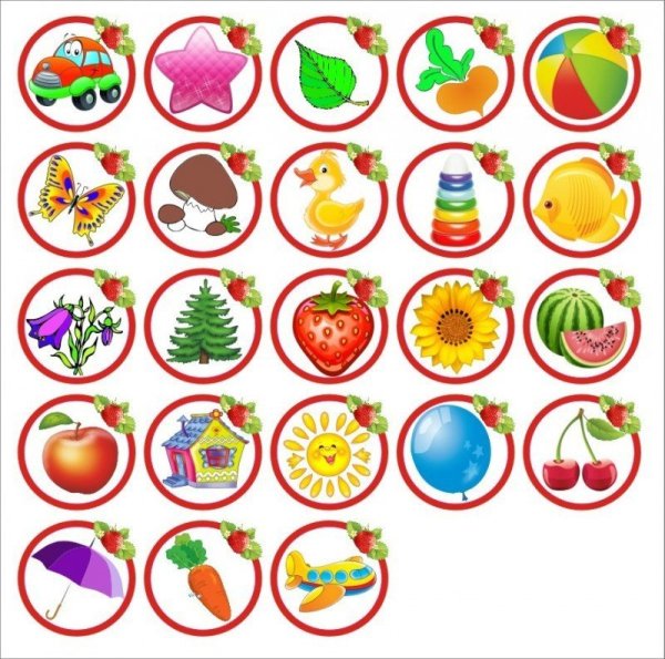 Наклейки для маркировки в детском саду