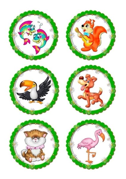 Наклейки на шкафы в детском саду