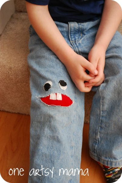 Заплатка на джинсы